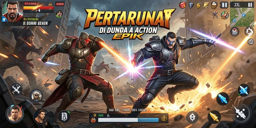 Tampilan inti dari gameplay 33L yang penuh aksi.