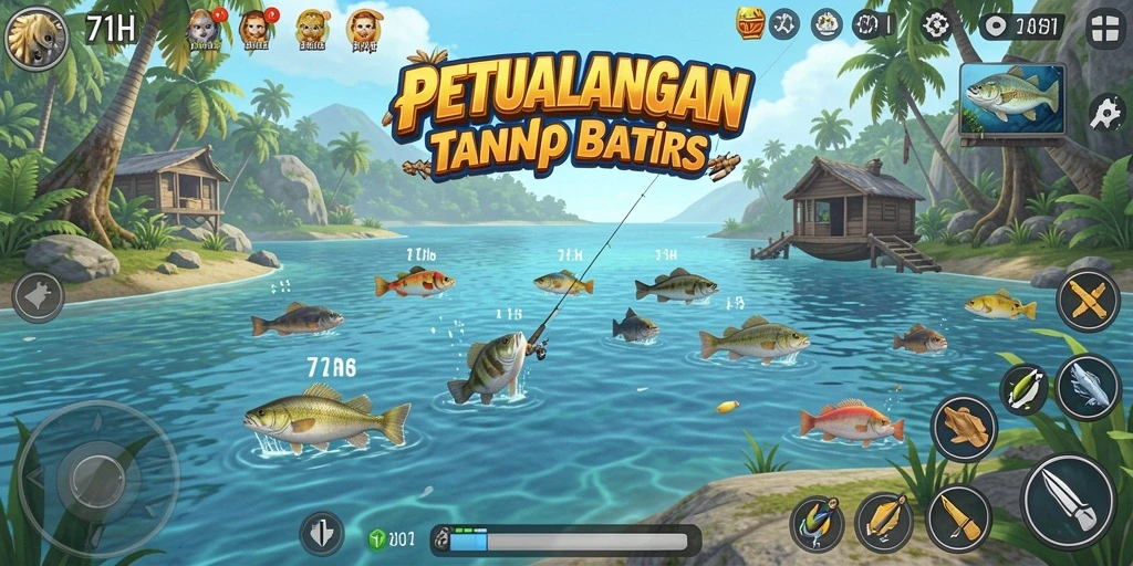 Tangkapan ikan yang menegangkan dalam 71H