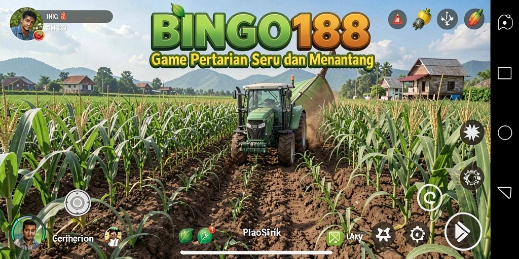 Tangkapan layar menunjukkan gameplay seru di ladang BINGO188.