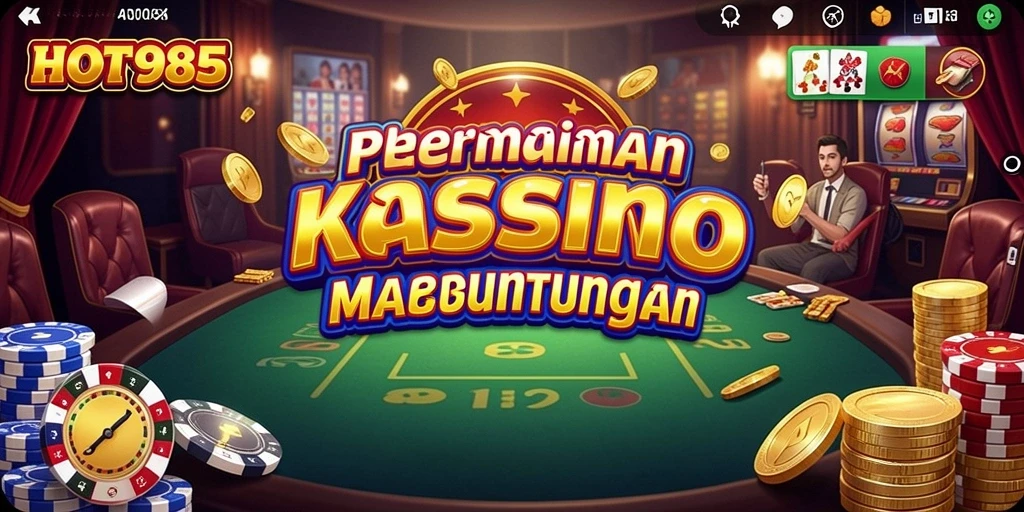 Tampilan gameplay Kasino di HOT985 yang mengasyikkan.