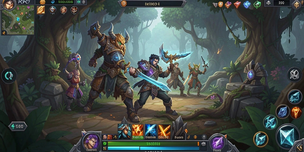 Screenshot dari gameplay ARPG PCPC7 yang mendebarkan.