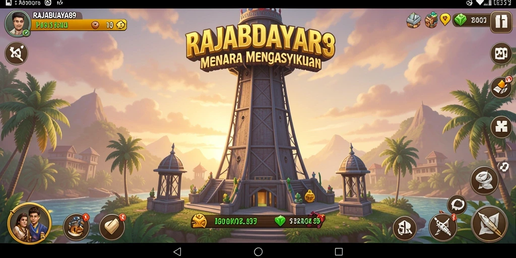 Gameplay seru dari RAJABUAYA89 dalam pertahanan menara.