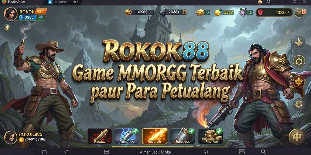 Tampilan gameplay ROKOK88 yang mendebarkan dan penuh aksi.