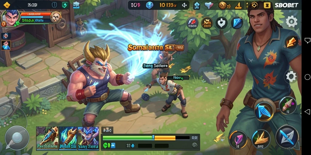 Tampilan menarik dari gameplay SBOBET yang menyenangkan.
