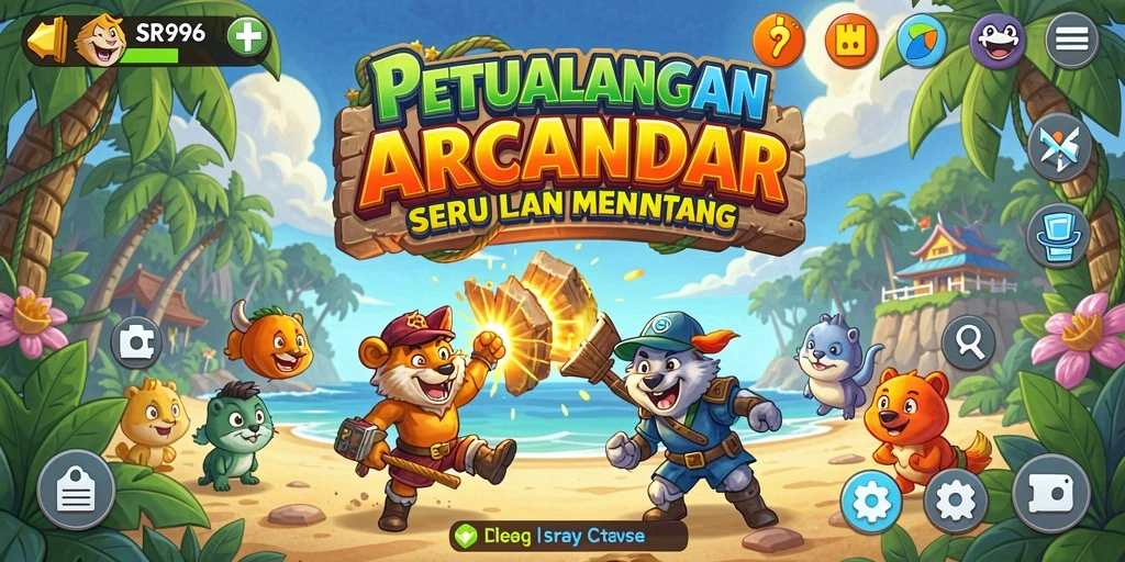 Screenshot gameplay SR996 yang menampilkan momen seru dalam permainan Arcade.